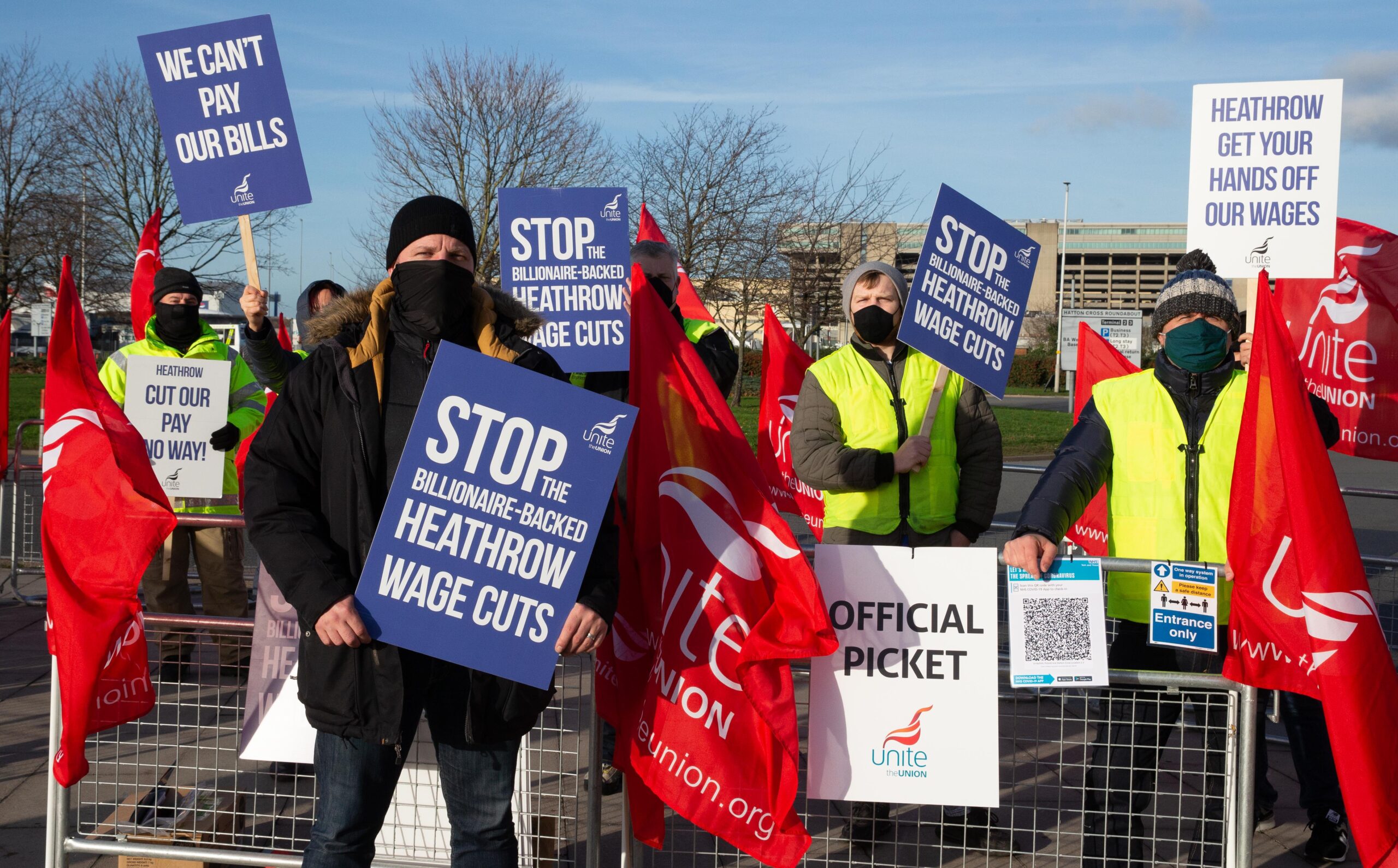 Heathrow strike and solidarity! Unite Live