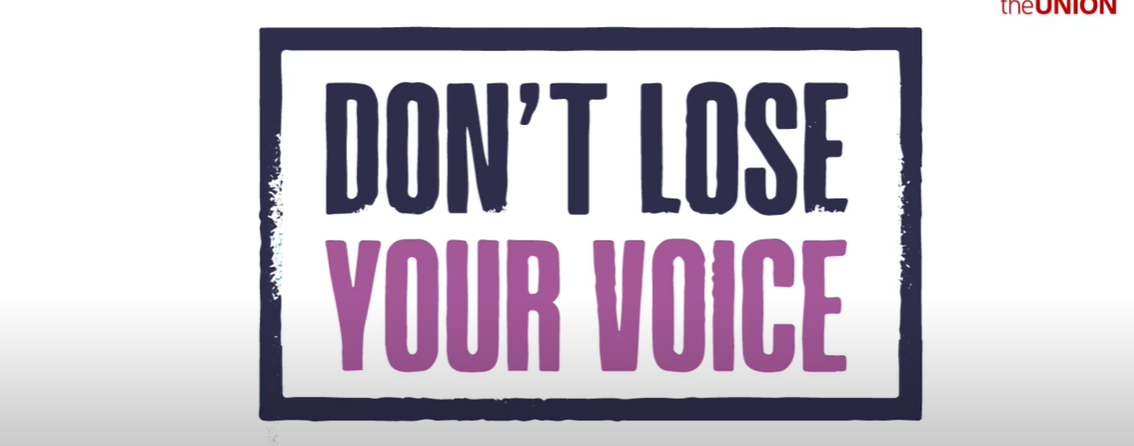 Don't lose your voice - register to vote by the deadline today!