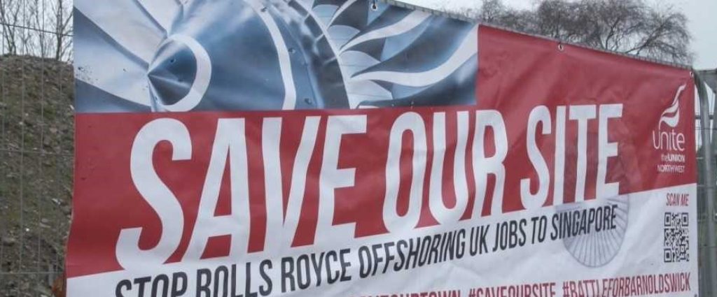 Barnoldswick Rolls-Royce plant again under threat - Unite Live