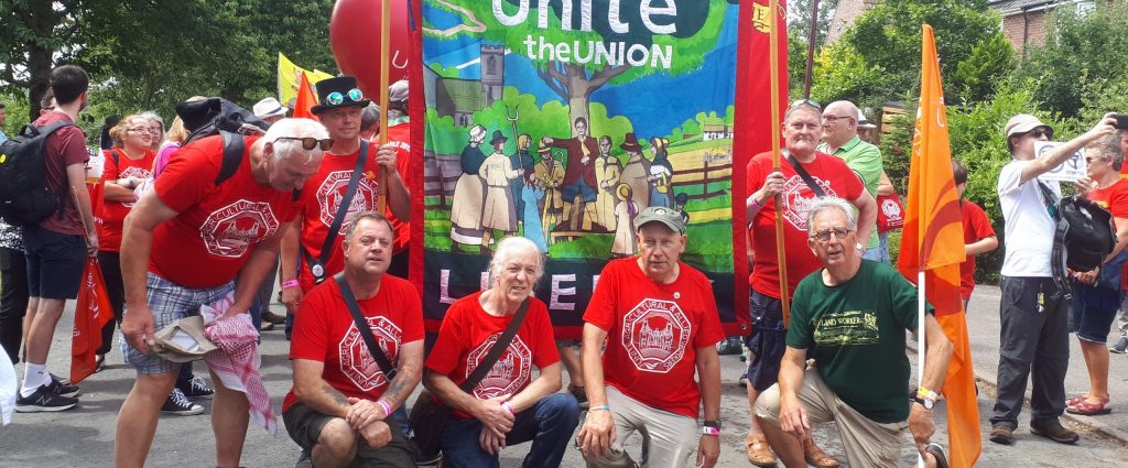 Tolpuddle Martyrs celebrated by Unite's Tolpuddle branch
